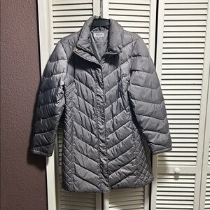 Kenneth Cole Reaction Women's Gray Puffer Jacket